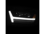 Sequential Projector Polished Black Headlights